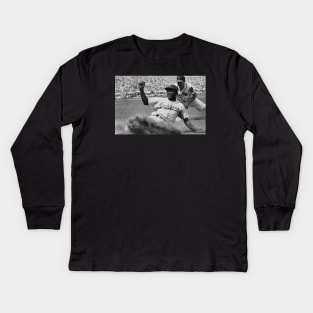 Jackie Robinson Fight Kids Long Sleeve T-Shirt